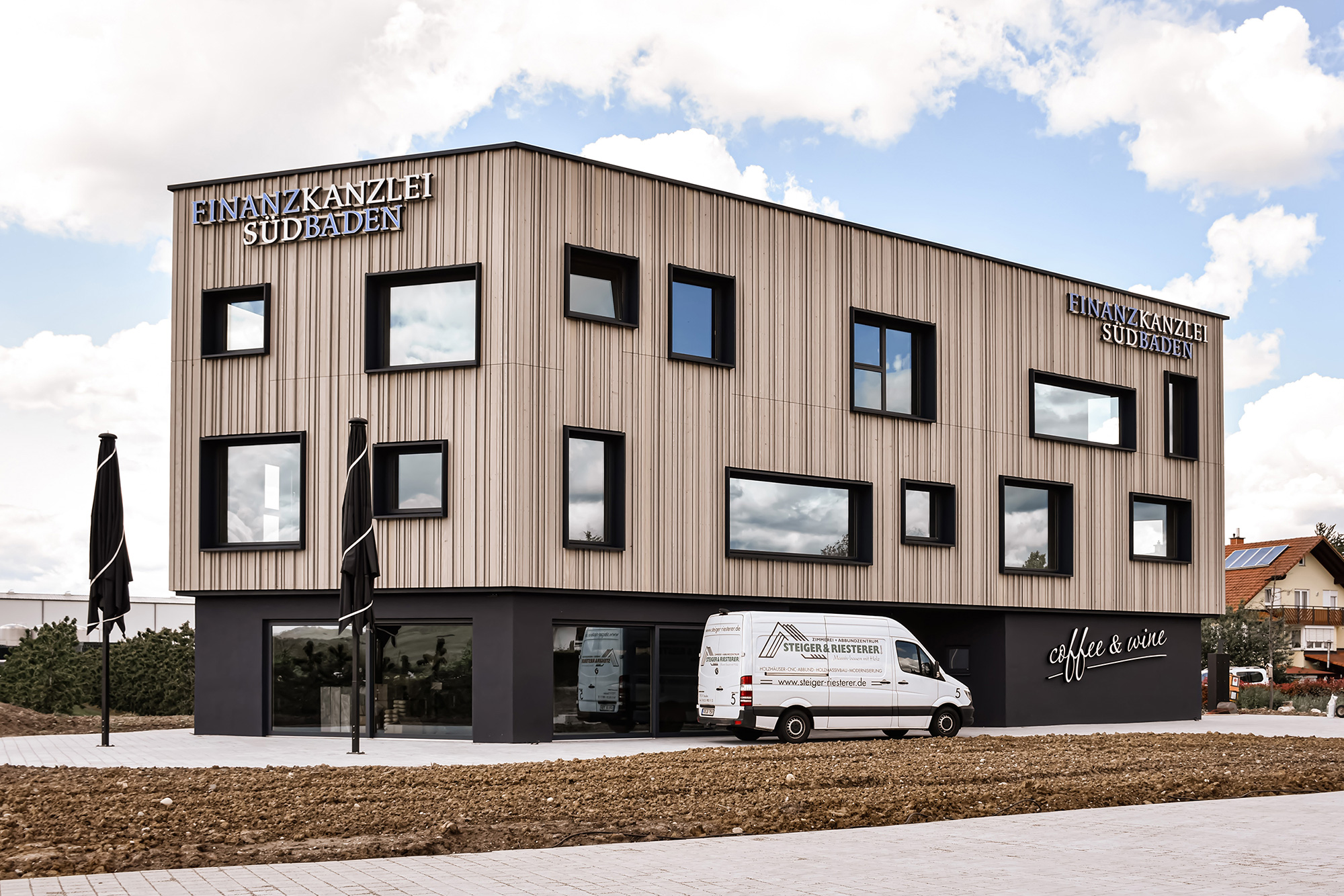Neubau Bürogebäude Auggen - Holz Gewerbebau